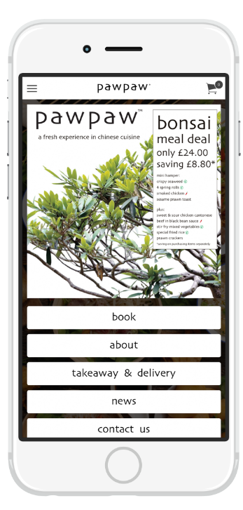 fresh chinese food for delivery or takeaway in our new app