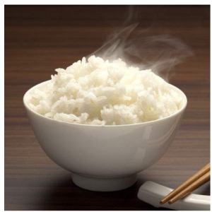 steamed rice