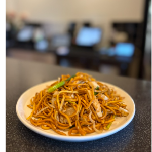 dry fry chicken chow mein